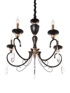 Люстра BayerLux «Винтаж», 5×40, Е14, чёрный, 62×62×59(+50) см - фото 38108972