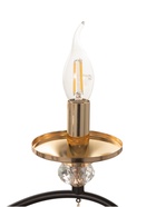 Люстра «Жизель» 4×40 Е14 черный/золото 54×54×49(+50)см - фото 41385329