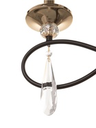 Люстра «Жизель» 4×40 Е14 черный/золото 54×54×49(+50)см - фото 41385330