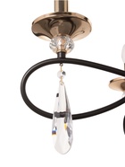 Люстра BayerLux «Жизель», 6×40, Е14, чёрный/золото, 66×66×49(+50) см - фото 38108987