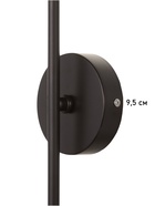 Бра «Факел» 1×40 Вт Е27 черный/бронза 7.5×10×45 см - Фото 4