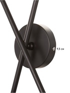 Бра "Факел" 2х40Вт Е27 черный/бронза 7,5х18х41,5см 10777057 - фото 13749246 Бра "Факел" 2х40Вт Е27 черный/бронза 7,5х18х41,5см 10777057 - фото 13749246