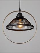 Светильник «Сети» 1×40 Вт Е27 черный/бронза 26×26×30(+100)см - фото 41385350