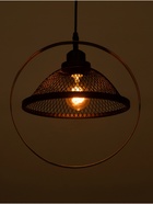 Светильник «Сети» 1×40 Вт Е27 черный/бронза 26×26×30(+100)см - фото 41385351