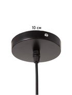 Светильник «Сети» 1×40 Вт Е27 черный/бронза 26×26×30(+100)см - фото 41385352