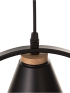 Светильник «Конус» 1×40 Вт Е27 черный/бронза 30×14.5×30(+100)см - фото 41385364