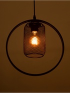 Светильник «Цилиндр» 1×40 Вт Е27 черный 30×10×30(+100)см - фото 41385369