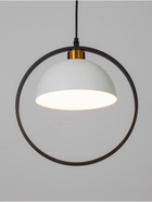 Светильник «Лили» 1×40 Вт Е27 белый/черный 30×18×30(+100)см - фото 41385377