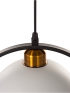 Светильник «Лили» 1×40 Вт Е27 белый/черный 30×18×30(+100)см - фото 41385382