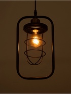 Светильник «Рон» 1×40 Вт Е27 черный 10×18×32(+100)см - фото 41385387