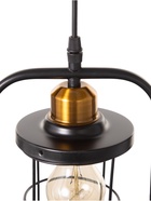 Светильник «Рон» 1×40 Вт Е27 черный 10×18×32(+100)см - фото 41385391