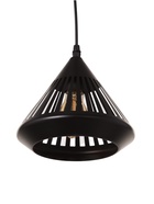 Светильник «Тень» 1×40 Вт Е27 черный 20×20×19(+100)см - фото 5022935