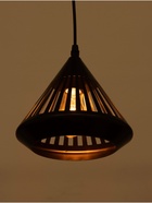 Светильник «Тень» 1×40 Вт Е27 черный 20×20×19(+100)см - фото 5022937