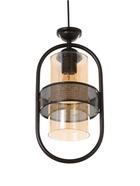 Светильник «Линда» 1×40 Вт Е27 черный 15×15×31(+100)см - фото 5022944