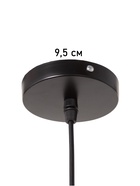 Светильник «Линда» 1×40 Вт Е27 черный 15×15×31(+100)см - фото 5022947