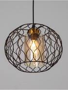 Светильник «Зигзаг» 1×40 Вт Е27 черный 15×15×31(+100)см - фото 5022954