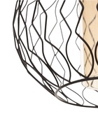 Светильник «Зигзаг» 1×40 Вт Е27 черный 15×15×31(+100)см - фото 5022958