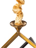 Светильник BayerLux «Куб», 1×40 Вт, Е27, чёрный/бронза, 27×44×46(+100) см - фото 38108996