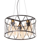 Светильник BayerLux «Ромб», 3×40 Вт, Е27, черный, 40×40×20(+100) см - фото 38108999