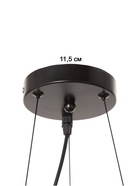 Светильник BayerLux «Ромб», 3×40 Вт, Е27, черный, 40×40×20(+100) см - фото 38109002