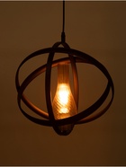 Светильник «Орбиталь» 1×40 Вт Е27 черный/бронза/мед 33×33×33(+100)см - фото 5022982