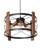 Светильник BayerLux «Корт», 3×40 Вт, Е27, чёрный/венге, 39.5×39.5×22.5(+100) см 10777073