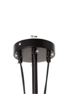 Люстра BayerLux «Ольга», 6×40 Вт, Е27, чёрный, 54×54×110 см - фото 38109018