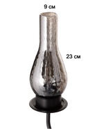 Люстра BayerLux «Ольга», 6×40 Вт, Е27, чёрный, 54×54×110 см - фото 38109019