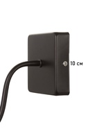 Бра «Анна» 5×40 Вт Е27 черный 15×16×24 см - Фото 4