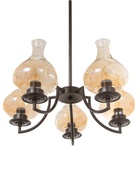 Люстра «Ирина» 5×40 Вт Е27 черный 57×57×120 см - фото 5023003