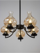 Люстра «Ирина» 5×40 Вт Е27 черный 57×57×120 см - фото 5023004