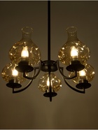 Люстра «Ирина» 5×40 Вт Е27 черный 57×57×120 см - фото 5023005