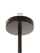 Люстра «Ирина» 5×40 Вт Е27 черный 57×57×120 см - фото 5023006