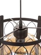 Светильник «Рок» 1×40 Вт Е27 черный 27×27×24(+100)см - фото 5023025