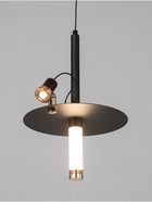 Светильник «Найт» 2×5 Вт LED 4000К черный/золото 24×24×38(+150)см - фото 5023029