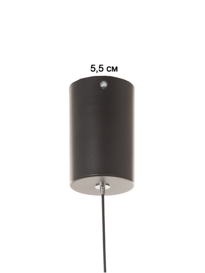 Светильник «Найт» 2×7 Вт LED 4000К черный/золото 24×24×38(+150)см