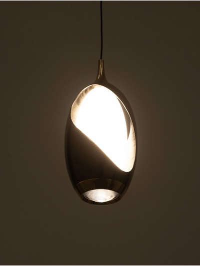 Светильник BayerLux «Люмине», 7 Вт, LED, 4000К, чёрный/золото, 9×9×18(+150) см