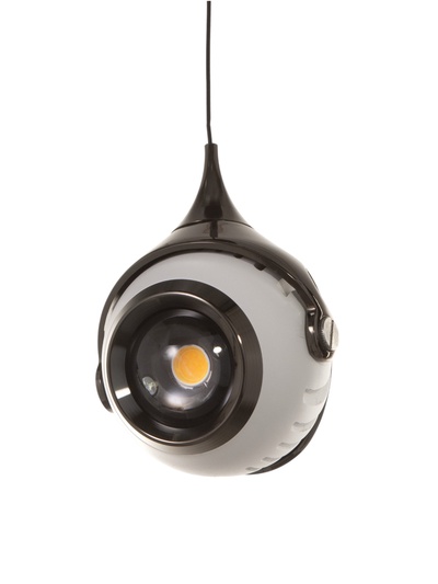 Светильник BayerLux «Кинг», 7 Вт, LED, 4000К, чёрный/белый, 9×9×18(+150) см