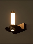 Бра BayerLux «Найт», 2+5 Вт, LED, 3000К, чёрный/золото, 12×14×16 см - фото 4815582