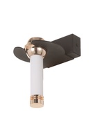 Бра BayerLux «Найт», 2+5 Вт, LED, 3000К, чёрный/золото, 12×14×16 см - фото 4815584