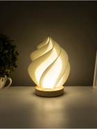 Светильник настольный RISALUX «Буран», интерьерный, диммер, USB, LED, 3 Вт, провод 1.5 м, 16×16×22 см - Фото 5