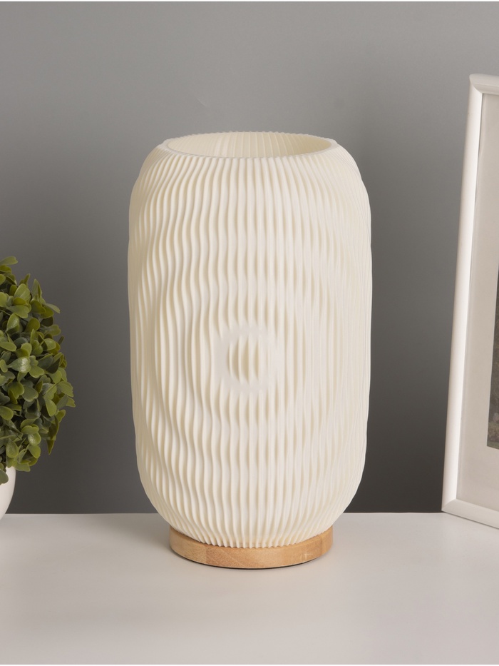 Светильник настольный «Лаконичность» (Капля) 1×10 Вт Е27 провод 1.7 м 16×16×30 см - Фото 1