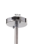 Светильник "Лос-Анджелес" 3×15 Вт Е27 хром 45×45×25 см - фото 5023092