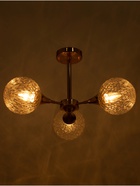 Светильник «Лос-Анджелес» 3×15 Вт Е27 золото 45×45×25 см - фото 41385558