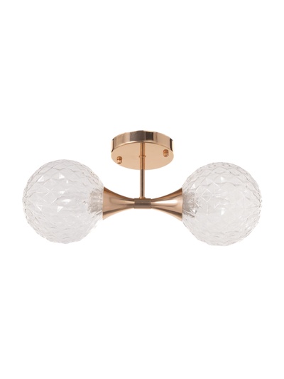 Бра «Лос-Анджелес» 2×15 Вт Е27 золото 19×15×43 см