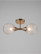 Бра «Лос-Анджелес» 2×15 Вт Е27 золото 19×15×43 см - Фото 2