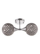 Бра «Лос-Анджелес» 2×15 Вт Е27 хром 19×15×43 см - Фото 1