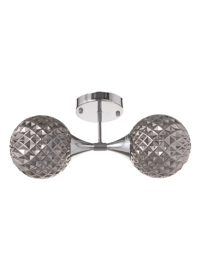 Бра «Лос-Анджелес» 2×15 Вт Е27 хром 19×15×43 см - Фото 1