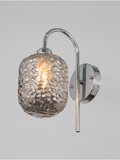 Бра BayerLux «Нью-Йорк», 1×15 Вт, Е27, хром, 24×14×30×100 см