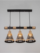 Светильник BayerLux «Фонарь», 3×40 Вт, Е27, черный, 18×18×20 см - фото 38344046